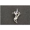 Image 1 : 14K WHITE GOLD PENDANT:3.8g/Diamond:0.16ct