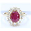 Image 1 : 14K YELLOW GOLD RUBY RING