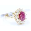 Image 2 : 14K YELLOW GOLD RUBY RING