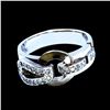 Image 2 : 0.30CT NATURAL DIAMOND 14K WHITE GOLD RING