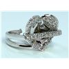 Image 2 : 14K WHITE GOLD RING 7.41GRAM / DIAMOND 0.41CT GH COLOR Si CLARITY