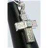 Image 2 : 14K WHITE GOLD PENDANT 7.00GRAM  DIAMOND 0.65CT