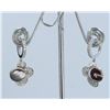 Image 2 : 14K WHITE GOLD EARRING: 7.7g / Diamond: 0.82ct