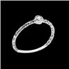 Image 2 : 0.09CT NATURAL DIAMOND 14K WHITE GOLD RING