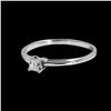 Image 1 : 0.16CT NATURAL DIAMOND 14K WHITE GOLD RING