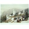 Image 1 : DAVID ROBERTS (English. 1796-1864), "Remains of a Triumphal Arch at Petra". Signed in the plate...