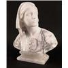 Image 1 : GIOVANNI CIPRIANI (Italian. 19th/20th Century), "Bust of a Maiden". Signed G. Cipriani., Carv...