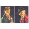 Image 1 : WALTER ROESSLER (German. 1882-1916), "Tyrolean With a Pipe" and "Portrait of a Tyrolean Man". E...
