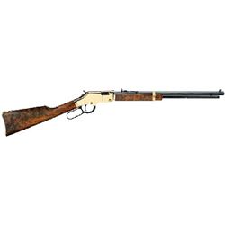 Henry H004V Golden Boy Standard Lever 17 Hornady Magnum Rimfire (HMR) 20" 12+1 American Walnut Stk B