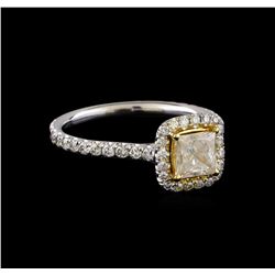 1.08 ctw Diamond Ring - 18KT White Gold