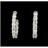 Image 1 : 3.45 ctw Diamond Earrings - 14KT White Gold