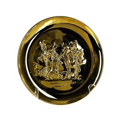 Sterling Silver Salvador Dali 1972 Annual Plate from the Lincoln Mint