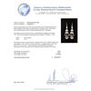Image 3 : 1.30 ctw Quartz and Diamond Earrings - 18KT White Gold