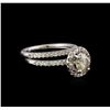 Image 1 : 1.68 ctw Diamond Wedding Ring Set - 14KT White Gold