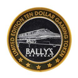 .999 Silver Bally's Las Vegas, Nevada $10 Casino Gaming Token Limited Edition