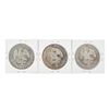 Image 2 : Set of (3) Mexico 8 Reales Silver Coins