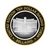 Image 1 : .999 Silver Bellagio Las Vegas, NV $10 Casino Limited Edition Gaming Token