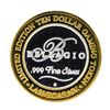 Image 2 : .999 Silver Bellagio Las Vegas, NV $10 Casino Limited Edition Gaming Token