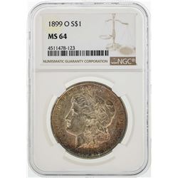 1899-O $1 Morgan Silver Dollar Coin NGC MS64