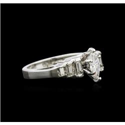 14KT White Gold 0.73ctw Diamond Ring