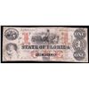 Image 1 : 1863 $1 The State of Florida Obsolete Bank Note