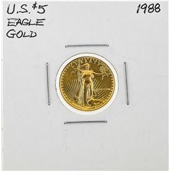 1988 $5 American Gold Eagle Coin