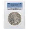 Image 1 : 1886 $1 Morgan Silver Dollar Coin PCGS MS65