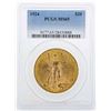 Image 1 : 1924 $20 St. Gaudens Double Eagle Gold Coin PCGS MS65