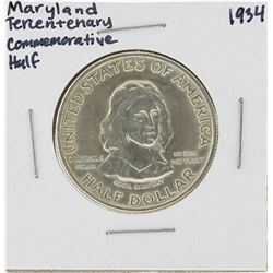 1934 Maryland Tercentenary Commemorative Half Dollar Coin