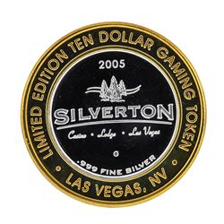 .999 Silver Silverton Casino Las Vegas, NV $10 Casino Limited Edition Gaming Tok