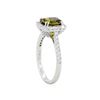 Image 2 : 14KT White Gold GIA 1.80ct Chrysoberyl and Diamond Ring
