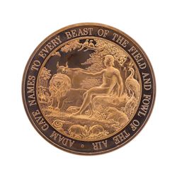 Franklin Mint Thomason Medallic Bible Proof Bronze Medal