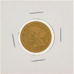 1882-S $5 Liberty Head Half Eagle Gold Coin