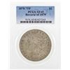 Image 1 : 1878 7TF $1 Morgan Silver Dollar Coin Reverse 1879 PCGS XF45