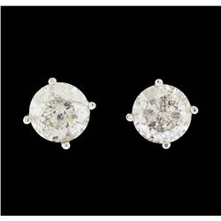 14KT White Gold 1.92ctw Diamond Earrings