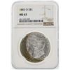 Image 1 : 1883-O $1 Morgan Silver Dollar Coin NGC MS63 Nice Toning