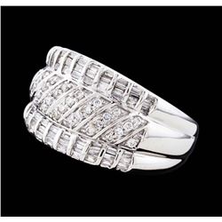 14KT White Gold 1.00ctw Diamond Ring