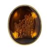 Image 1 : 14KT Yellow Gold Amber Pendant
