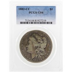 1882-CC $1 Morgan Silver Coins PCGS G04