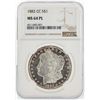 Image 1 : 1882-CC $1 Morgan Silver Dollar Coin NGC MS64PL