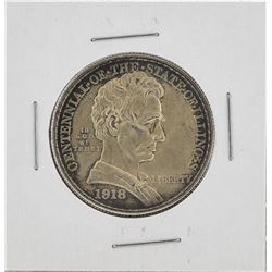 1918 Illinois Centennial Commemorative Half Dollar Coin
