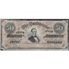 Image 1 : 1864 $50 The Confederate States of America Note