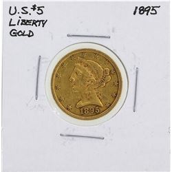 1895 $5 Liberty Head Half Eagle Gold Coin