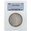Image 1 : 1883 $1 Morgan Silver Dollar Coin PCGS MS64