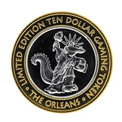 .999 Silver The Orleans Hotel & Casino Las Vegas, NV $10 Casino Token Limited Ed