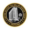 Image 1 : .999 Silver Tropicana Las Vegas $10 Casino Gaming Token Limited Edition