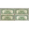 Image 2 : Lot of (4) 1953A $5 Silver Certificate Notes