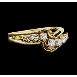 14KT Yellow Gold 0.50ctw Diamond Ring