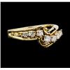 Image 1 : 14KT Yellow Gold 0.50ctw Diamond Ring