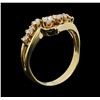 Image 4 : 14KT Yellow Gold 0.50ctw Diamond Ring